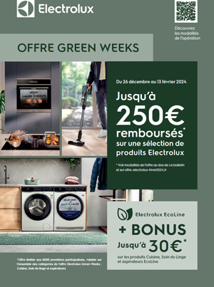 ODR Electrolux D�c./F�v. 2024 : Offre Green Weeks